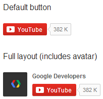 YouTube subscribe button